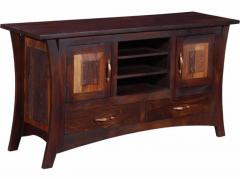 Woodsworth Lucio Entertainment Unit In Dual Tone Finish