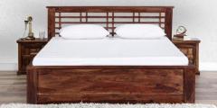 Woodsworth Lynden Slatted Queen Size Bed in Provincial Teak Finish