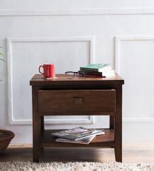 Woodsworth Lynnwood Solid Wood Bed Side Table in Provincial Teak Finish