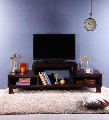 Woodsworth Madison Entertainment Unit in Passion Mahogany Finish