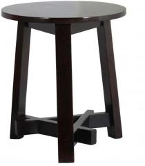 Woodsworth Manaus Round Stool in Espresso Walnut Finish