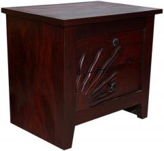 Woodsworth Maracay Bed Side Table in Passion Mahogany Finish