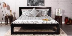 Woodsworth Maracay Queen Size Bed in Espresso Walnut Finish