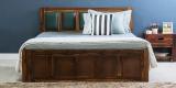 Woodsworth Maritsa King Size Bed In Provincial Teak Finish