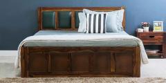 Woodsworth Maritsa King Size Bed in Provincial Teak Finish