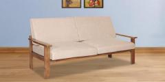 Woodsworth Maritsa Three Seater Sofa in Melamine Provincial Teak Finish