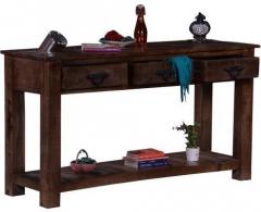 Woodsworth Medellin Solid Wood Console Table in Provincial Teak Finish