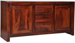 Woodsworth Medellin Solid Wood Sideboard in Colonial Maple Finish