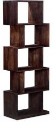 Woodsworth Mexico Zig Zag Book Shelf in Provincial Teak Finish