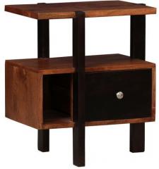 Woodsworth Monterrey Bed Side Table in Dual Tone Finish