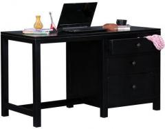 Woodsworth Montevideo Solid Wood Study & Laptop Table in Espresso Walnut Finish