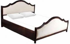 Woodsworth Nuffield Solid Wood King Sized Bed in Passion Mahogany Finish