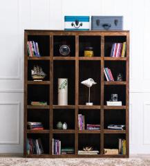 Woodsworth Oakland Solid Wood Book Shelf in Provincial Teak Finish