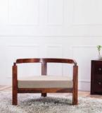 Woodsworth Omaha Arm Chair In Honey Oak Finish