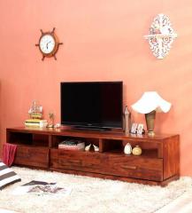 Woodsworth Ontario Entertainment Unit in Provincial Teak Finish