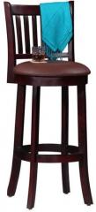 Woodsworth Oriel Bar Stool in Passion Mahogany Finish