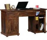 Woodsworth Panama City Study & Laptop Table In Provincial Teak Finish