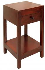 Woodsworth Pembroke Bed Side Table in Colonial Maple Finish