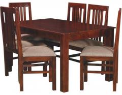 Woodsworth Pessoa Four Seater Dining Set in Colonial Maple Finish