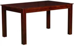 Woodsworth Pessoa Six Seater Dining Table in Honey Oak Finish