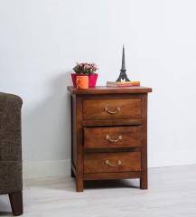 Woodsworth Prescott Bed Side Table in Honey Oak Finish