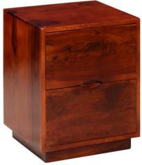 Woodsworth Quito Bedside Table in Honey Oak Finish