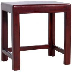 Woodsworth Recife Stool in Passion Mahogany finish