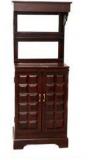 Woodsworth Rio Bar Unit In Colonial Maple Finish