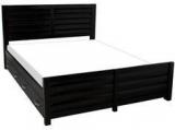 Woodsworth Rosario Queen Size Bed With Storage In Espresso Walnut Finish