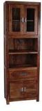 Woodsworth Salvador Double Hutch Cabinet In Provincial Teak Finish