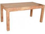 Woodsworth Salvador Six Seater Dining Table In Natural Sheesham Finish