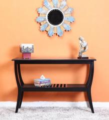 Woodsworth San Clemente Console Table in Espresso Walnut Finish