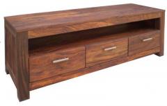 Woodsworth San Jose Entertainment Unit in Natural Sheesham Finish