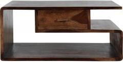 Woodsworth San Juan Asymmetrical Coffee Table in Provincial Teak Finish