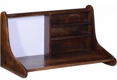 Woodsworth San Juan Wall Mounted Study & Laptop Table in Provincial Teak Finish