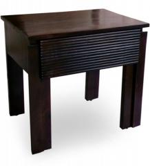 Woodsworth San Luis End Table in Espresso Walnut Finish