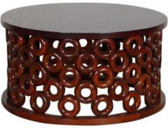 Woodsworth San Luis Round Coffee Table in Dual Tone Finish