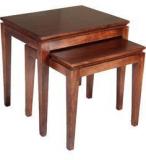 Woodsworth San Luis Solid Wood Set Of Tables In Colonial Maple Finish