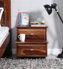 Woodsworth San Marino Bed Side Table in Provincial Teak Finish