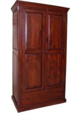 Woodsworth San Marino Solid Wood Wardrobe in Honey Oak Finish