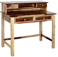 Woodsworth San Pedro Solid Wood Study & Laptop Table in Natural Finish