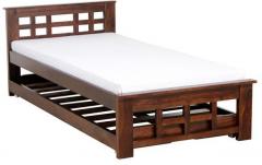 Woodsworth Santa Cruz Extendable Single Bed in Provincial Teak Finish