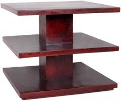 Woodsworth Santa Cruz Solid Wood Coffee Table in Passion Mahogany Finish