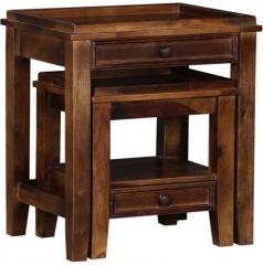 Woodsworth Santa Iria Set of Table in Provincial Teak Finish