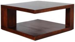 Woodsworth Santiago Solid Wood Coffee & Centre Table in Espresso Walnut Finish