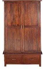 Woodsworth Santiago Solid Wood Wardrobe in Colonial Maple Finish