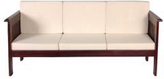 Woodsworth Santos Three Seater Sofa in Passion Mahogany Finish