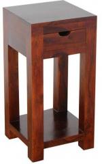 Woodsworth Sao Paulo Solid Wood End Table in Honey Oak Finish