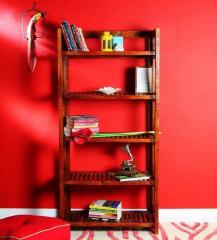 Woodsworth Toledo Solid Wood Book Shelf in Honey Oak Finish