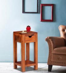 Woodsworth Tulsa End Table in Honey Oak Finish